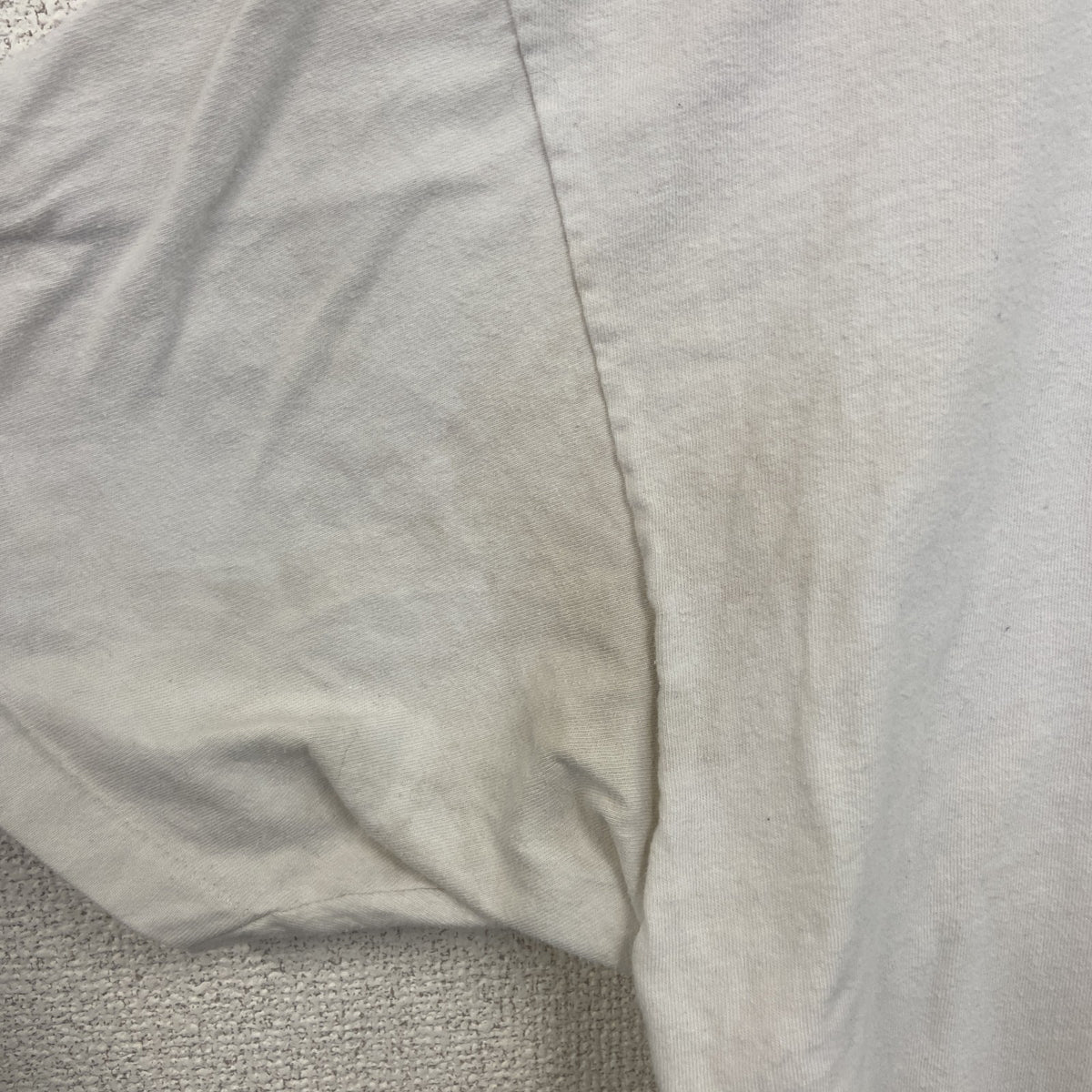 90s　Hanes 　ヘインズ 　半袖プリントスポーツTシャツ　シングルステッチ　野球　クルーネック　ヴィンテージ　白　ホワイト　XXLサイズ　古着