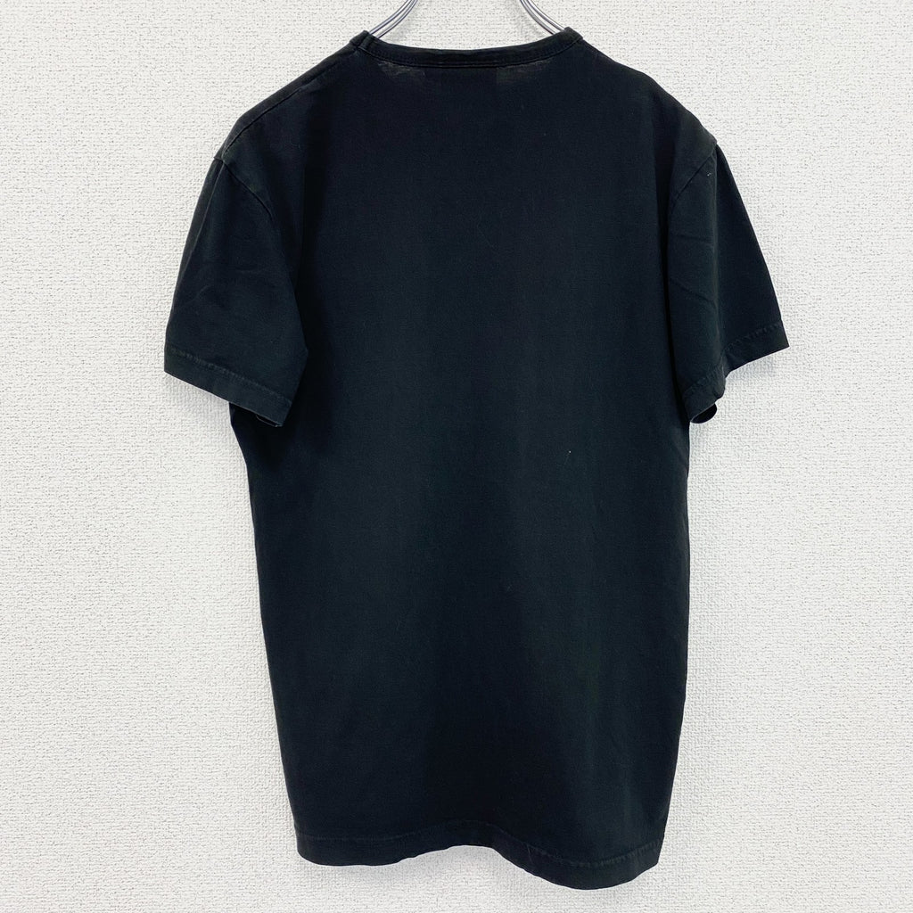 SOUTH WEST　半袖アニマルプリントTシャツ　フクロウ　梟　レトロ　クルーネック　黒　ブラック　Ｍサイズ　　古着