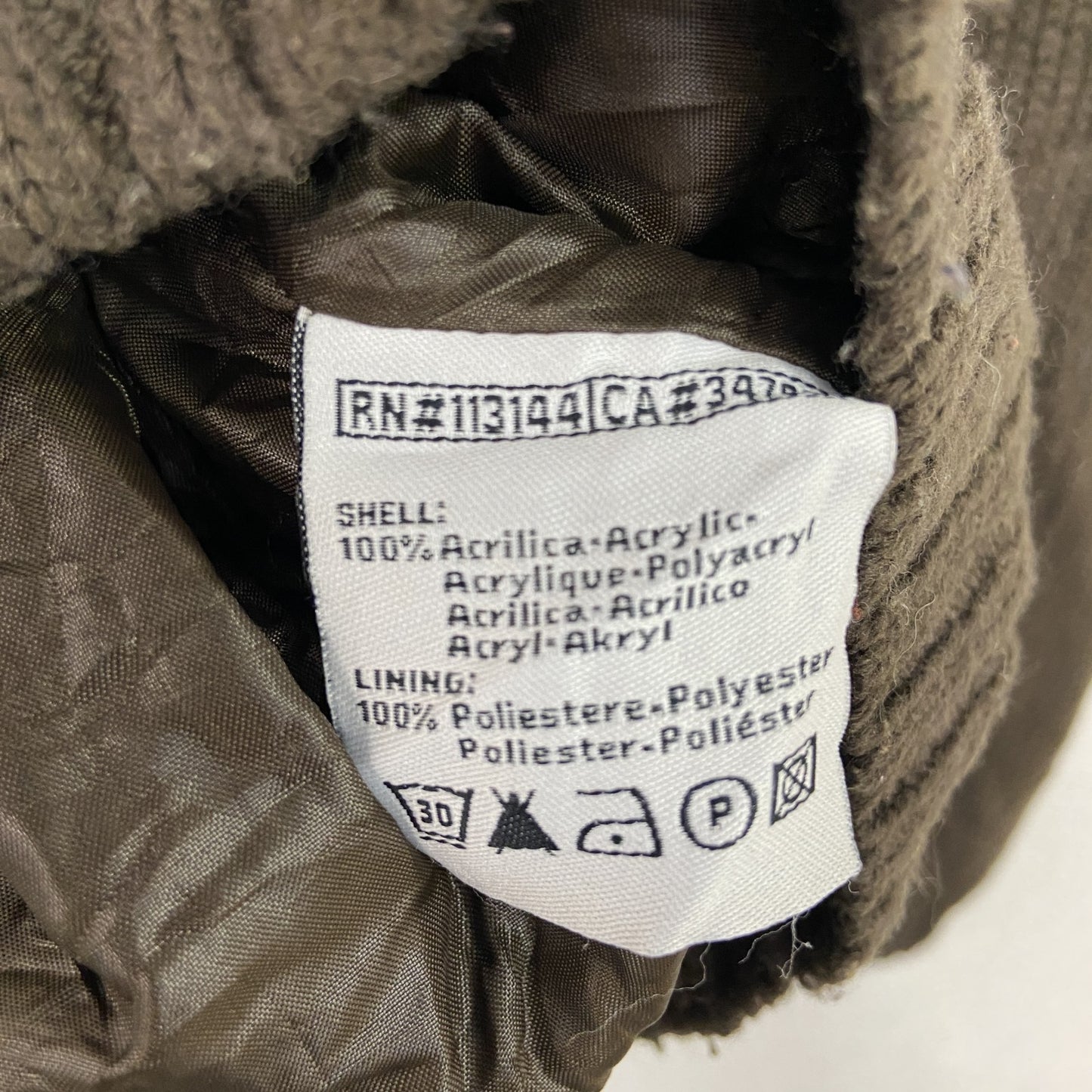 Kappa　カッパ　ハーフジップコットンニットセーター　茶色　ブラウン　Mサイズ