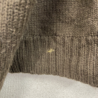 Kappa　カッパ　ハーフジップコットンニットセーター　茶色　ブラウン　Mサイズ