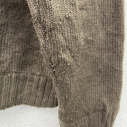 Kappa　カッパ　ハーフジップコットンニットセーター　茶色　ブラウン　Mサイズ