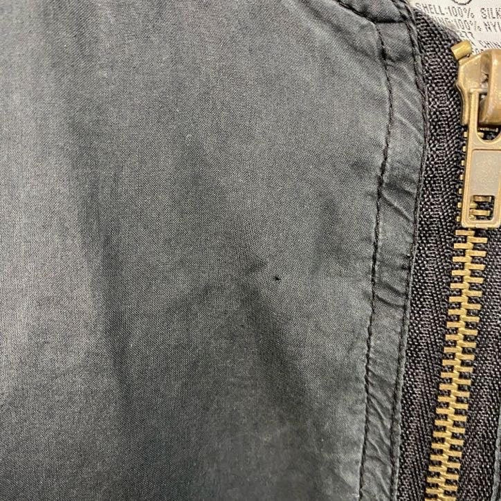PERRY ELLIS　ペリーエリス　フルジップジャケット　黒　ブラック　Mサイズ　古着