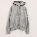 Champion　チャンピオン　リバースウィーブ　スウェットパーカー/フーディー　灰色　グレー　Sサイズ　古着