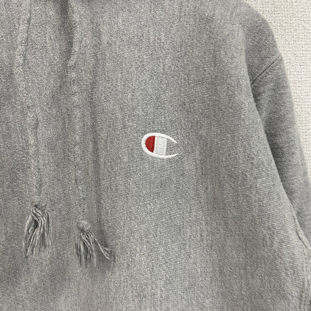 Champion　チャンピオン　リバースウィーブ　スウェットパーカー/フーディー　灰色　グレー　Sサイズ　古着
