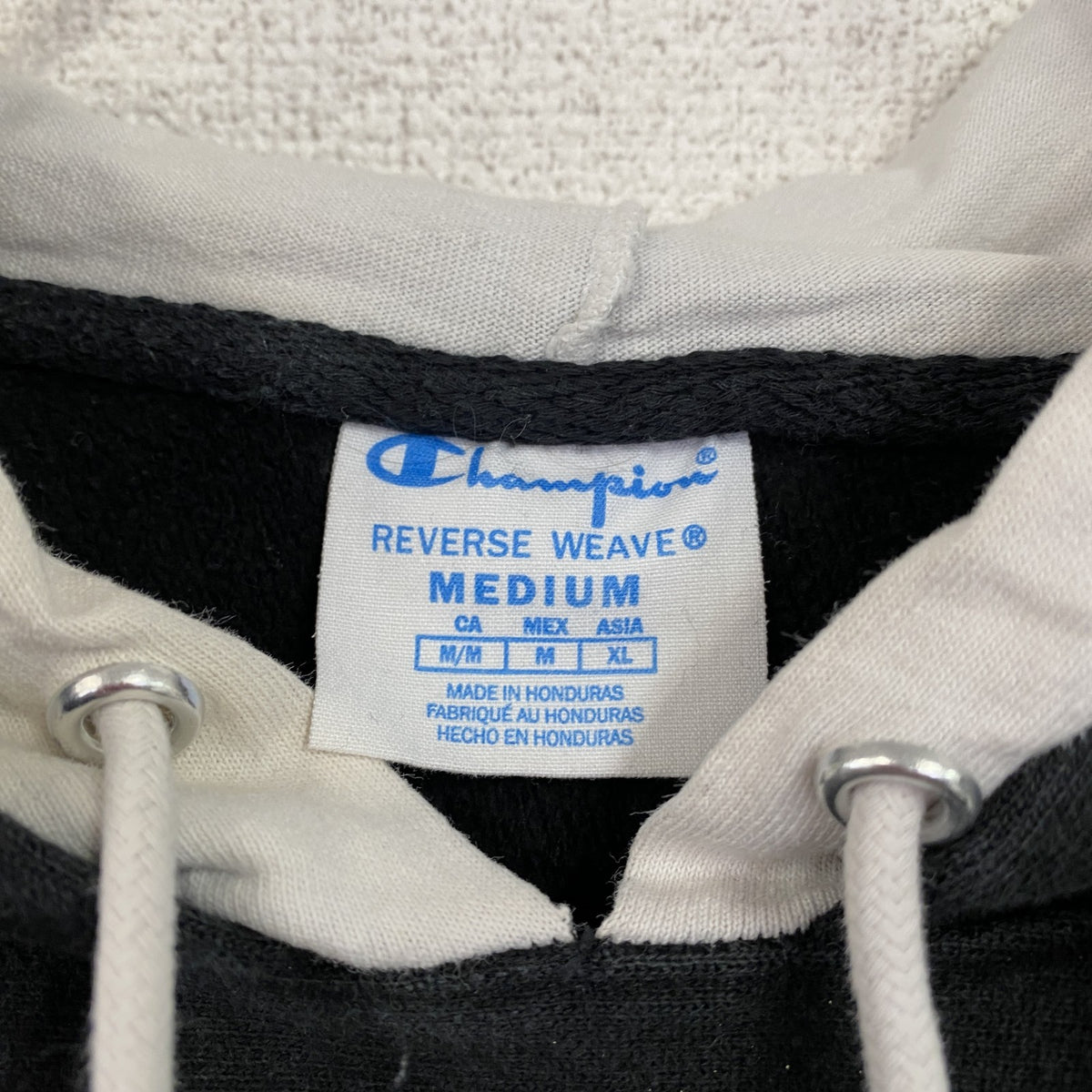 Champion　チャンピオン　リバースウィーブ　スウェットパーカー/フーディー　黒　ブラック　Mサイズ トレーナー スウェットトップス フード付き 古着