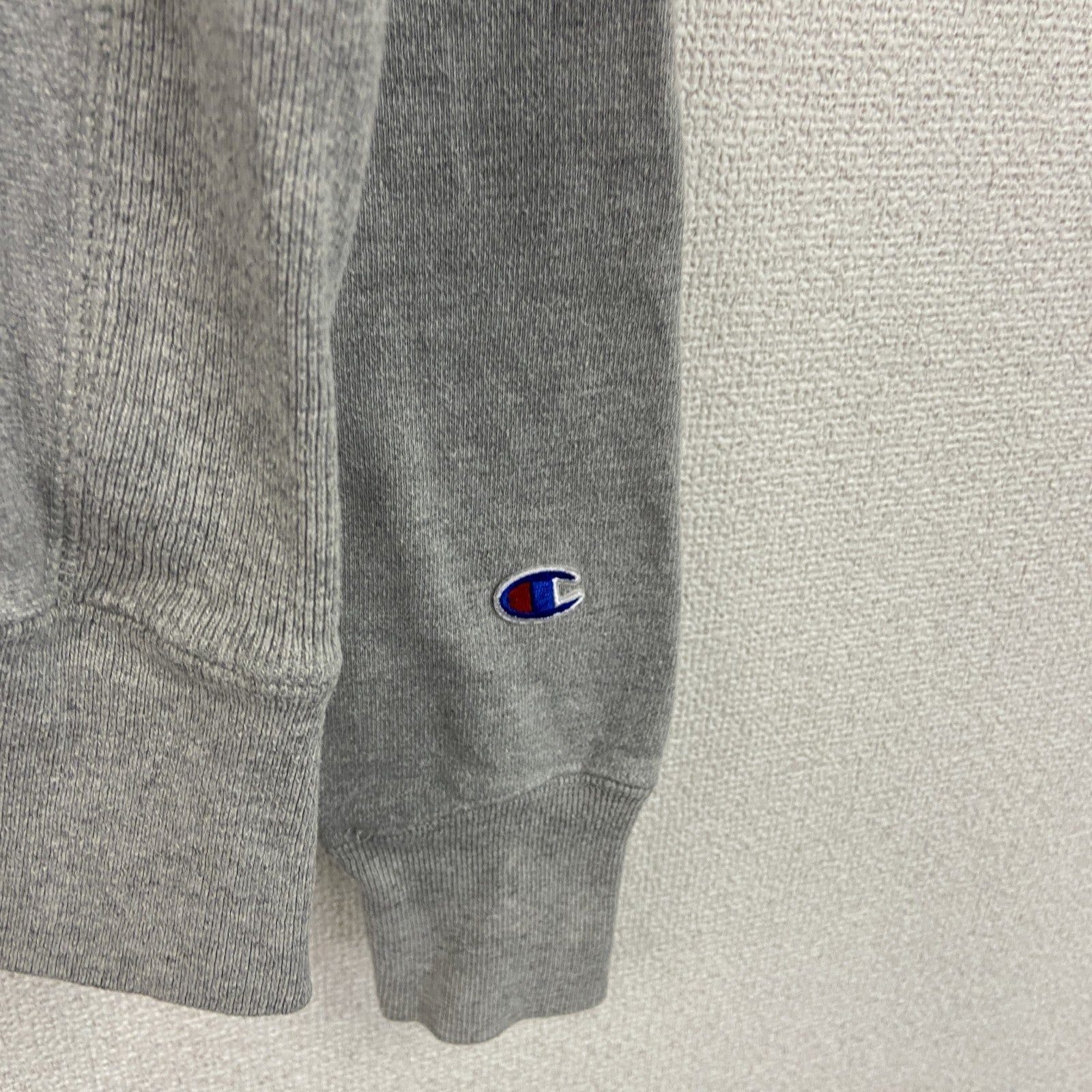 Champion　チャンピオン　リバースウィーブ　スウェットパーカー/フーディー　灰色　グレー　Sサイズ　古着