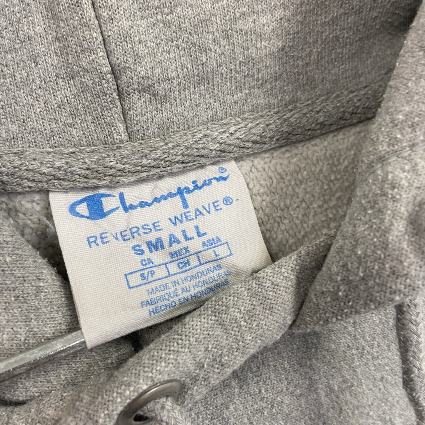 Champion　チャンピオン　リバースウィーブ　スウェットパーカー/フーディー　灰色　グレー　Sサイズ