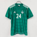 adidas　アディダス　ユニフォーム　半袖プリントTシャツ　緑　グリーン　Oサイズ　古着