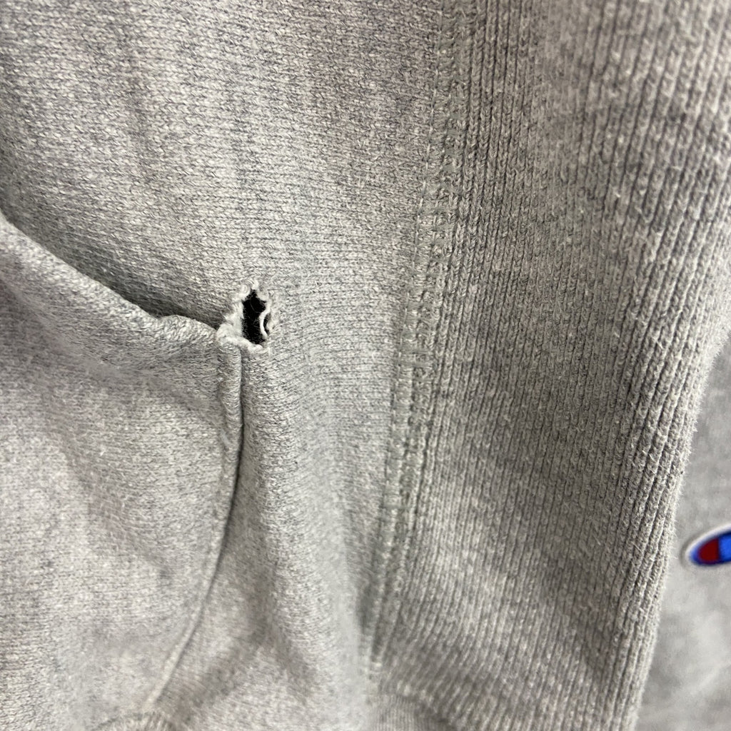 Champion　チャンピオン　リバースウィーブ　スウェットパーカー/フーディー　灰色　グレー　Sサイズ　古着