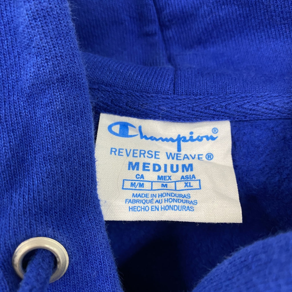 Champion　チャンピオン　リバースウィーブ　NBA　スウェットパーカー/フーディー　青　ブルー　Mサイズ　古着