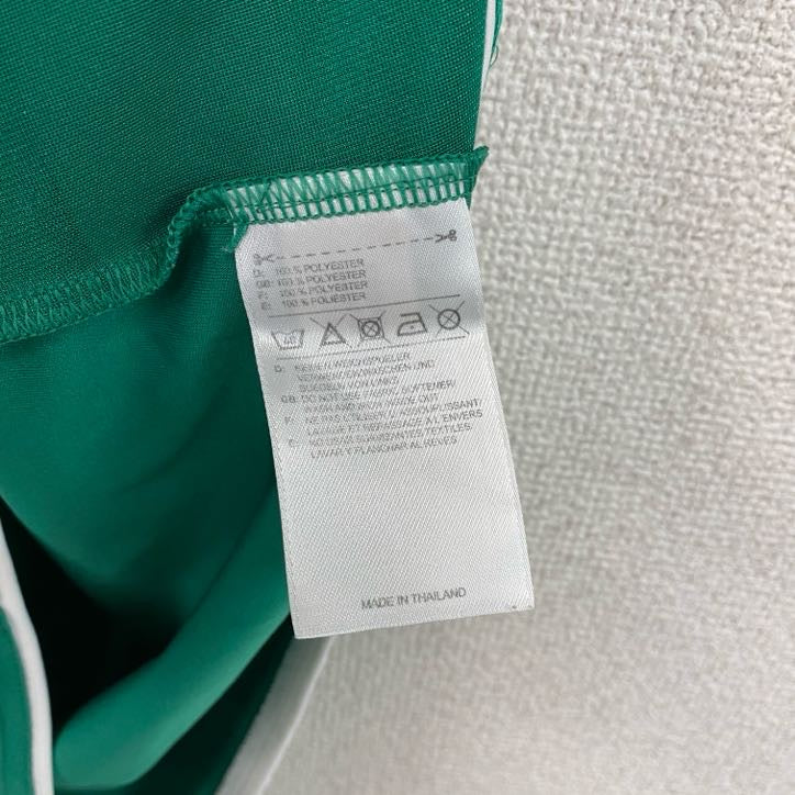 adidas　アディダス　ユニフォーム　半袖プリントTシャツ　緑　グリーン　Oサイズ　古着