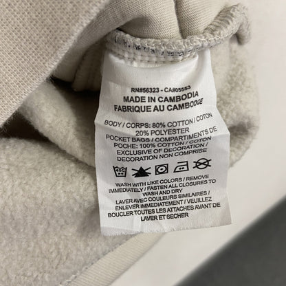 NIKE　ナイキ　ハーフジップスウェット/トレーナー　ライトベージュ　Lサイズ