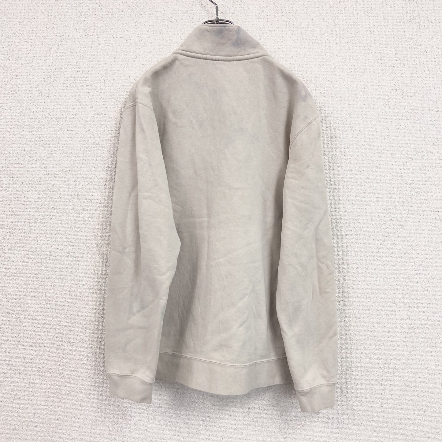 NIKE　ナイキ　ハーフジップスウェット/トレーナー　ライトベージュ　Lサイズ