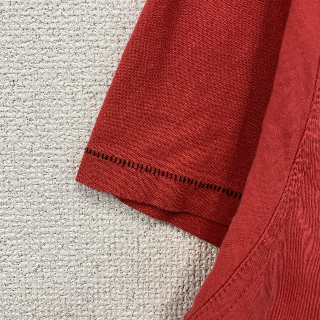 90s　半袖プリントTシャツ　シングルステッチ　ロサンゼルス　レトロ　クルーネック　赤　レッド　XXLサイズ　　ヴィンテージ　古着