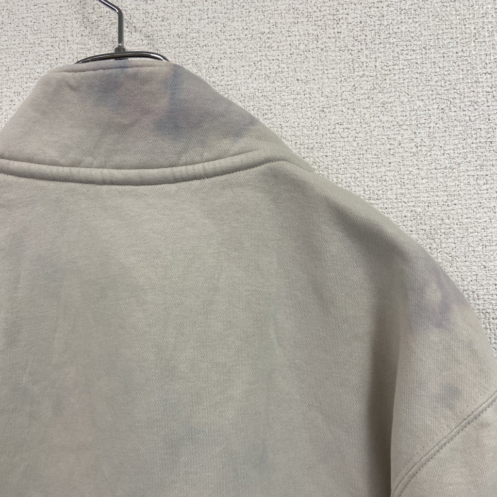 NIKE　ナイキ　ハーフジップスウェット/トレーナー　スウッシュ　灰色　グレー　Lサイズ　古着