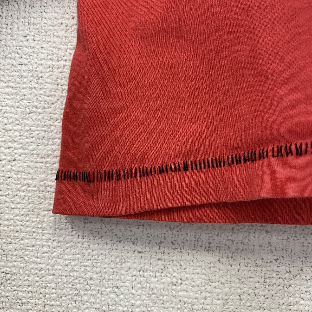 90s　半袖プリントTシャツ　シングルステッチ　ロサンゼルス　レトロ　クルーネック　赤　レッド　XXLサイズ　　ヴィンテージ　古着