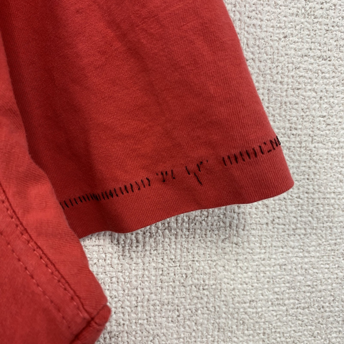 90s　半袖プリントTシャツ　シングルステッチ　ロサンゼルス　レトロ　クルーネック　赤　レッド　XXLサイズ　　ヴィンテージ　古着