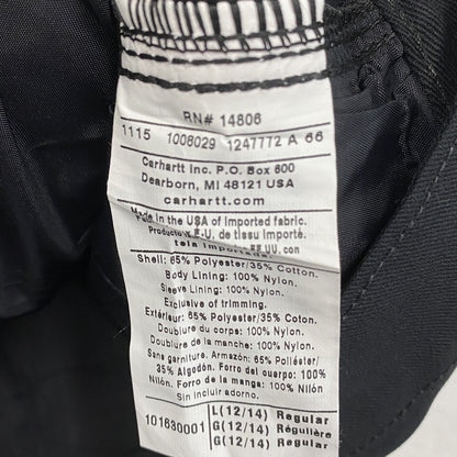 Carhartt　カーハート　ブルゾン/スイングトップ　黒　ブラック　Lサイズ