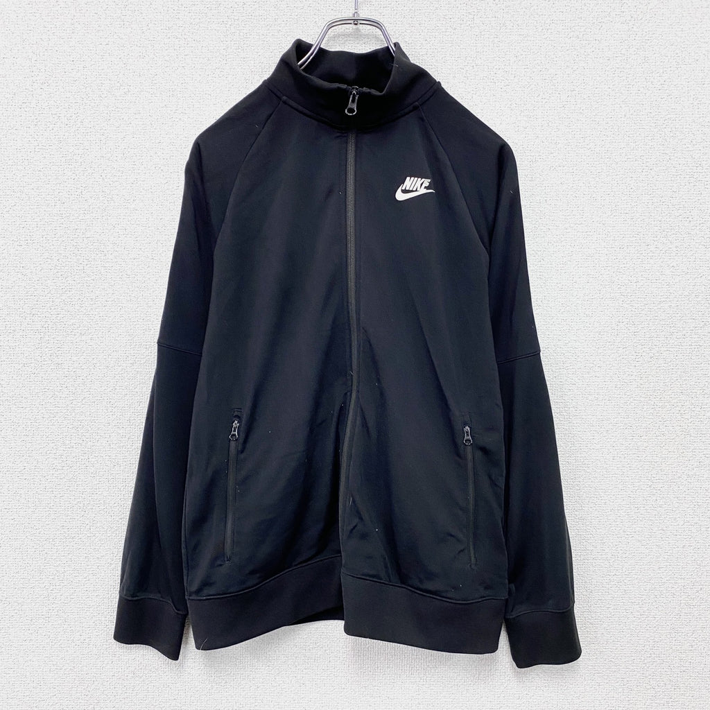 NIKE　ナイキ　トラックジャケット/ジャージ　黒　ブラック　XLサイズ　古着