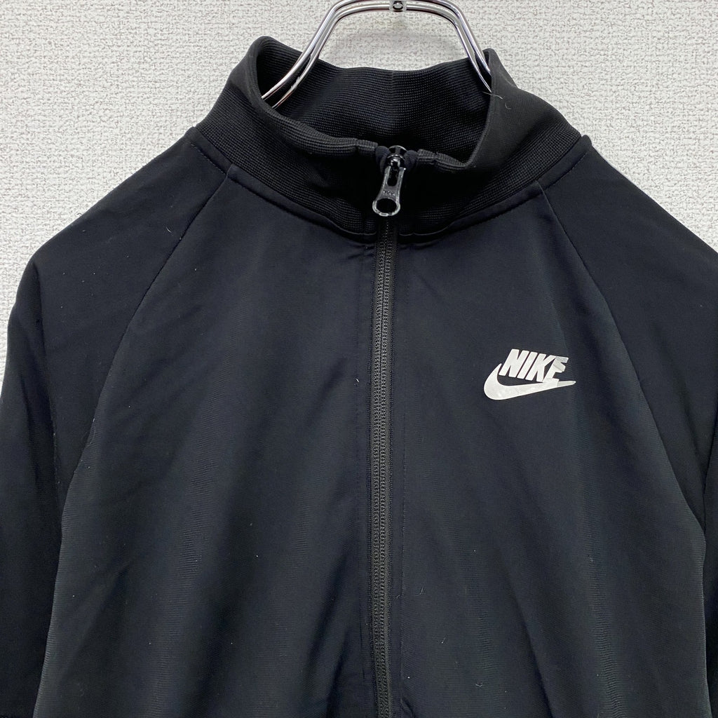 NIKE　ナイキ　トラックジャケット/ジャージ　黒　ブラック　XLサイズ　古着