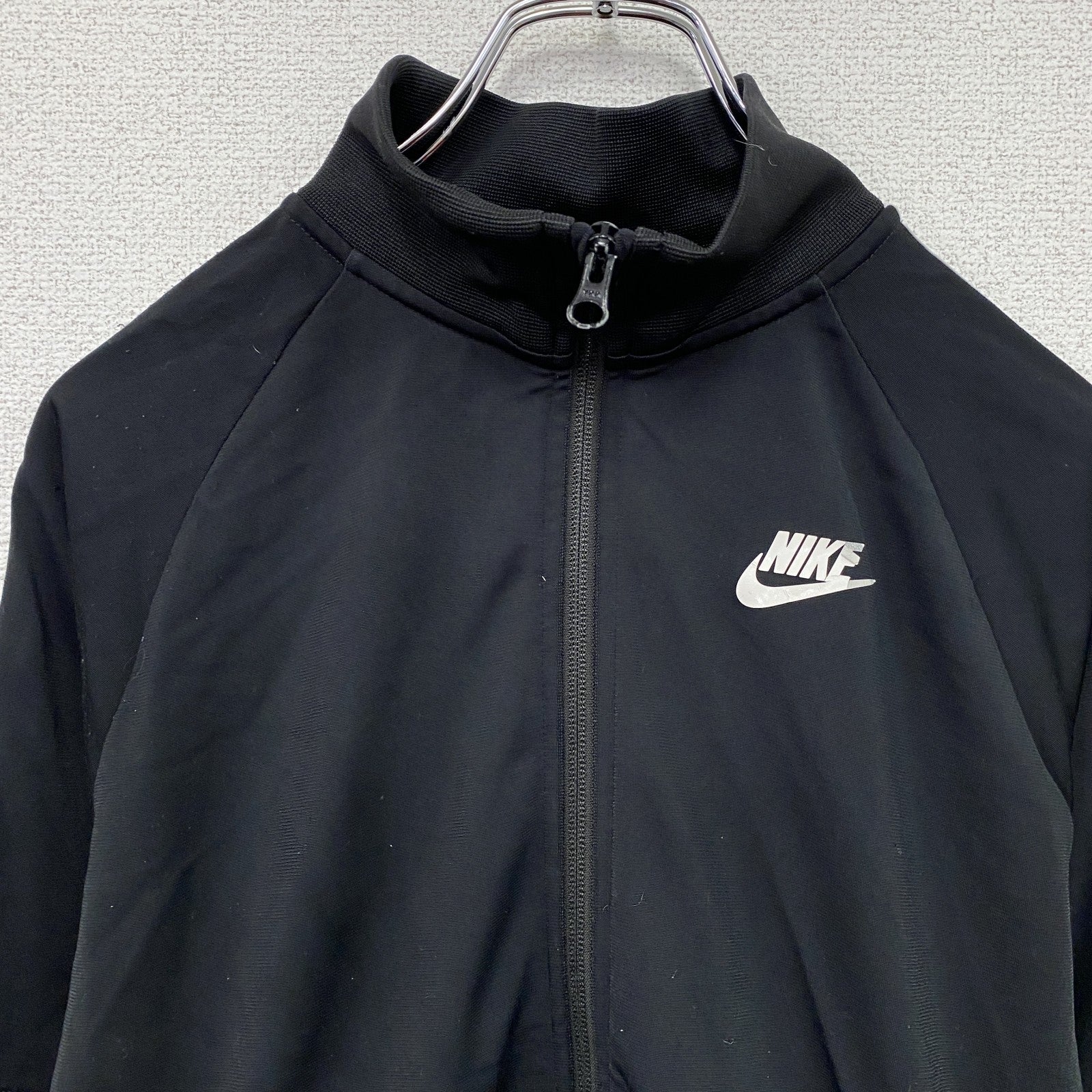 NIKE　ナイキ　トラックジャケット/ジャージ　黒　ブラック　XLサイズ　古着