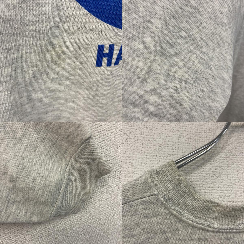 Hanes　ヘインズ　スウェット/トレーナー　霜降りグレー　Lサイズ スウェットトップス メンズ コットン 古着