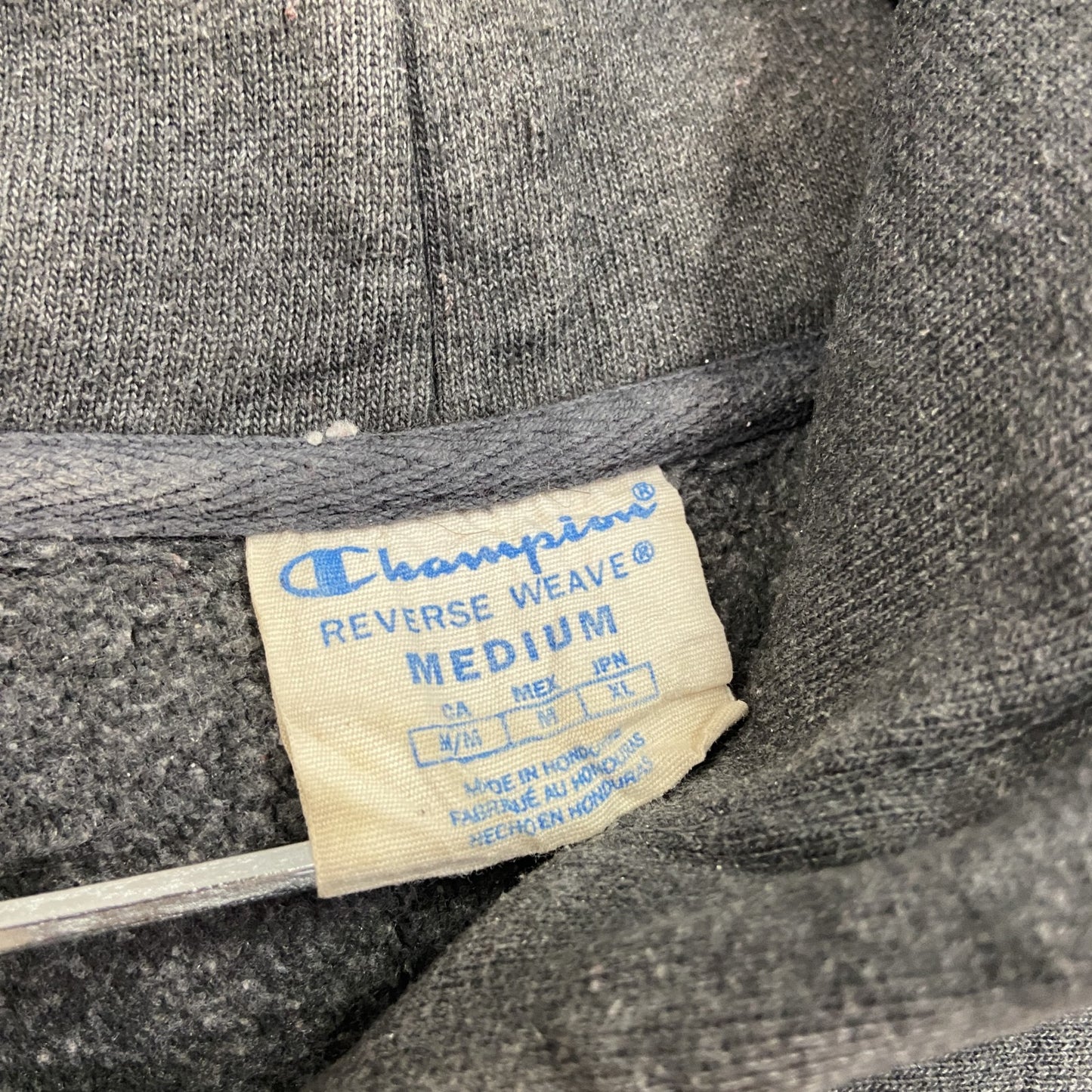 Champion　チャンピオン　リバースウィーブ　スウェットパーカー/フーディー　灰色　グレー　Mサイズ