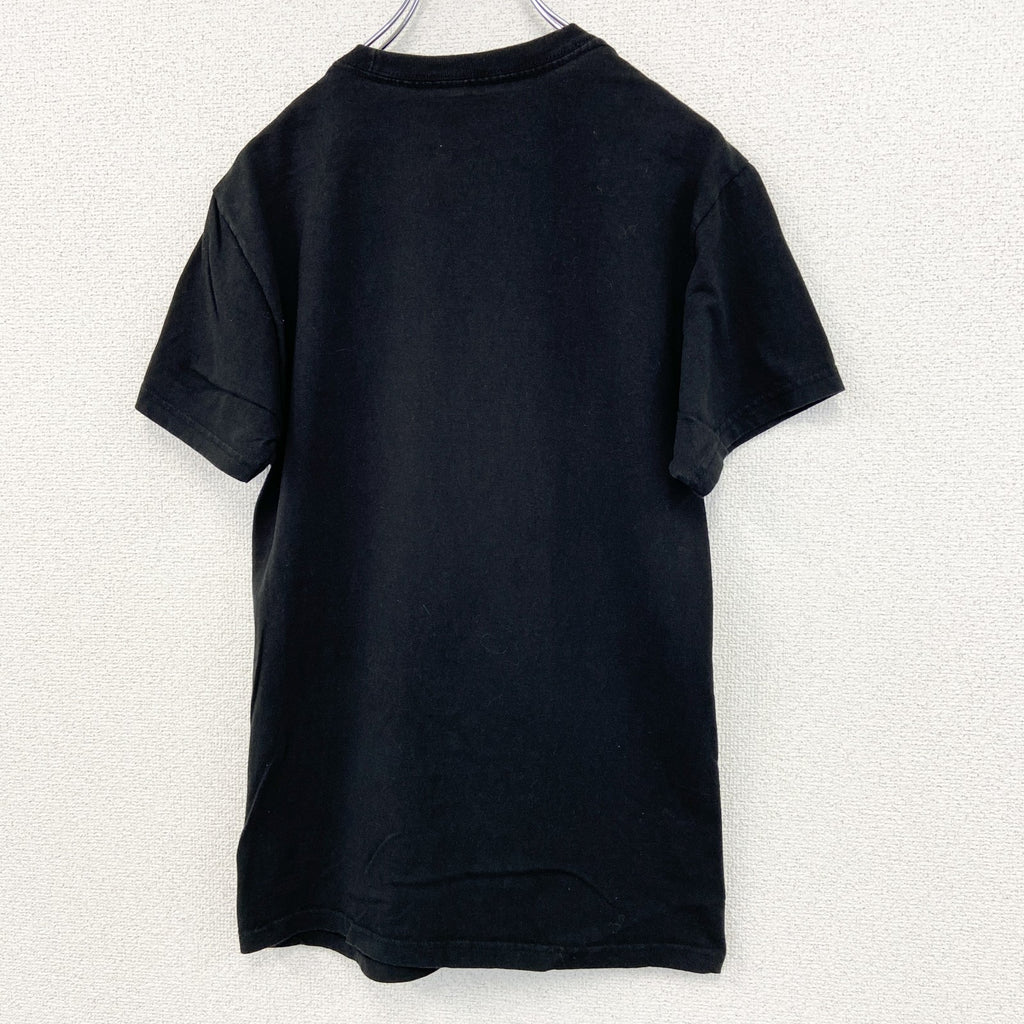 俺だけが入れる隠しダジョン　半袖オリジナルアニメプリントTシャツ　黒　ブラック　瀬戸メグル　クルーネック　Sサイズ　古着