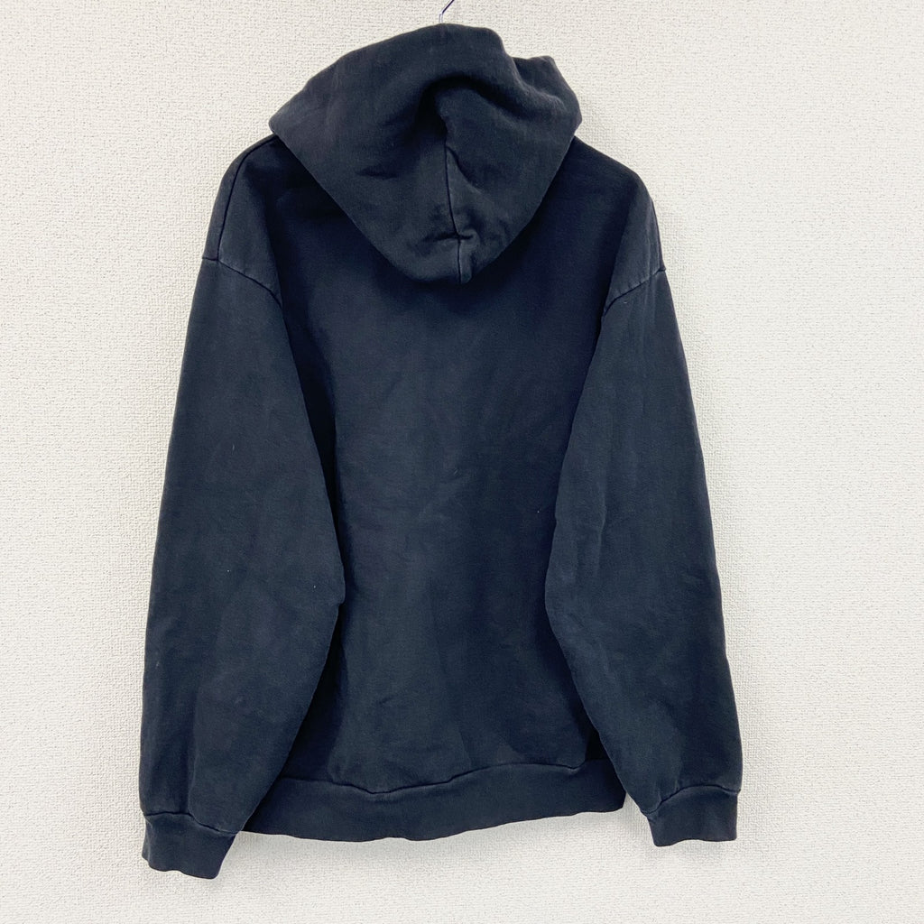 LOS ANGELES APPAREL　ロサンゼルスアパレル　スウェットパーカー/フーディー　黒　ブラック　Lサイズ　古着