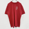 TZOLKIN　半袖プリントTシャツ　ZOTZ　バックプリント　レトロ　クルーネック　赤　レッド　XLサイズ　古着