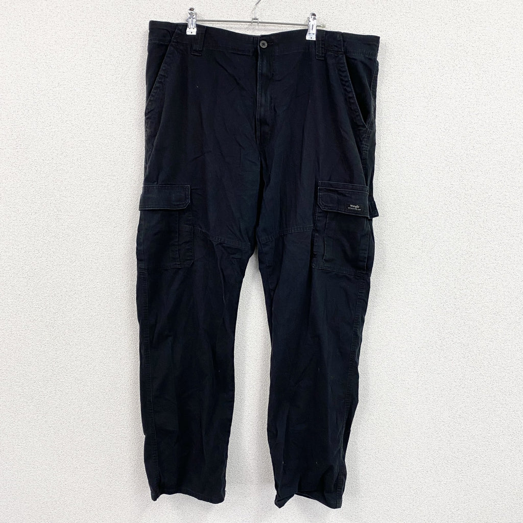 Wrangler　ラングラー　カーゴパンツ　ワークパンツ　ジップフライ　黒　ブラック　40サイズ　古着