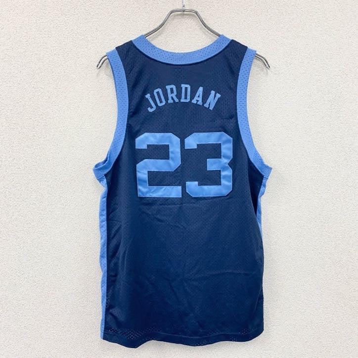 AIR JORDAN　エアジョーダン　タンクトップ　ノースカロライナ　紺　ネイビー　Mサイズ　古着