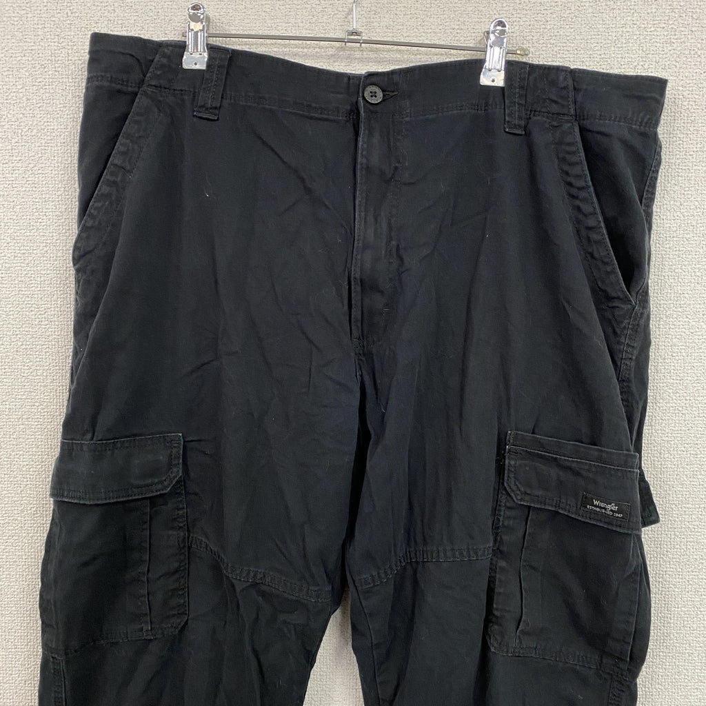 Wrangler　ラングラー　カーゴパンツ　ワークパンツ　ジップフライ　黒　ブラック　40サイズ　古着