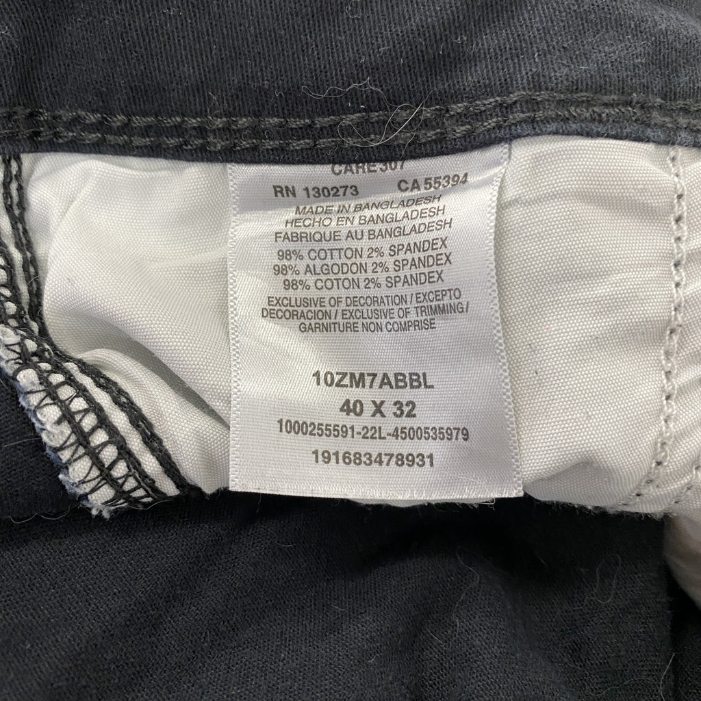 Wrangler　ラングラー　カーゴパンツ　ワークパンツ　ジップフライ　黒　ブラック　40サイズ　古着
