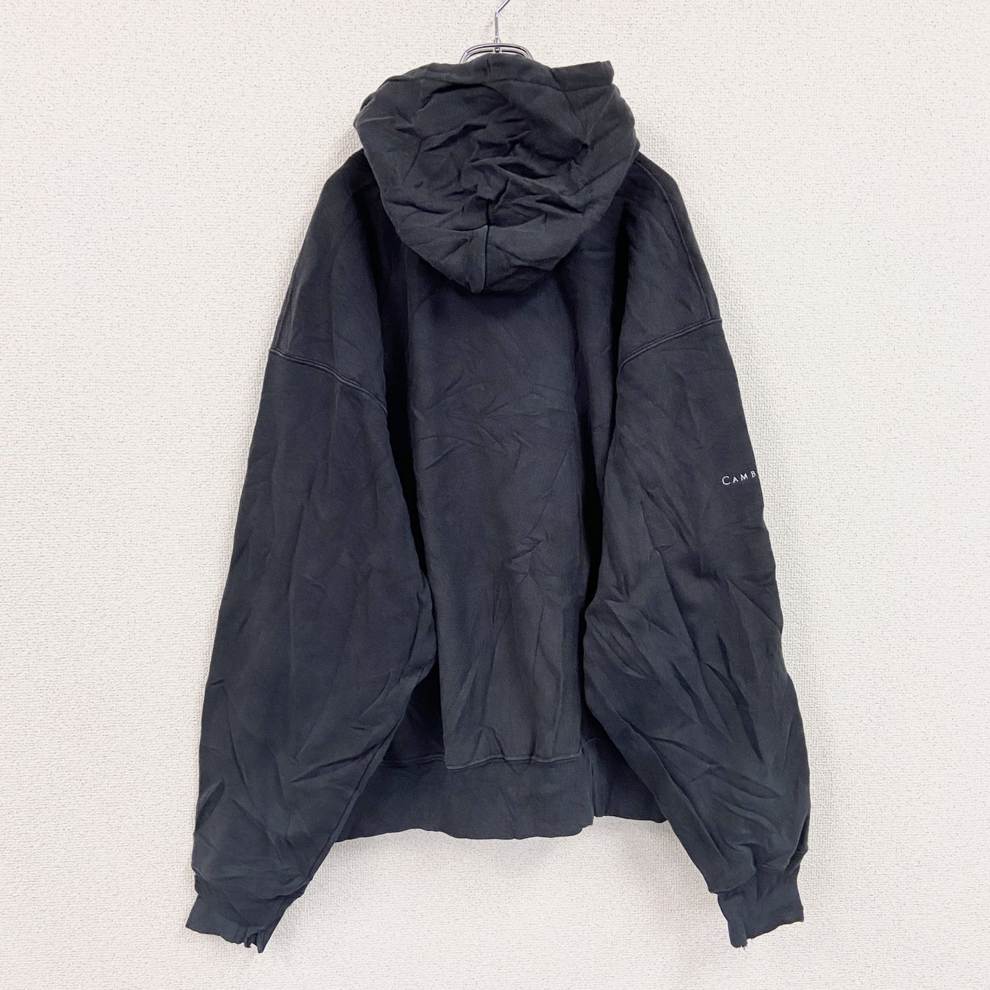 Champion　チャンピオン　プレミアムリバースウィーブ　スウェットパーカー/フーディー　フェード　黒　ブラック　XLサイズ