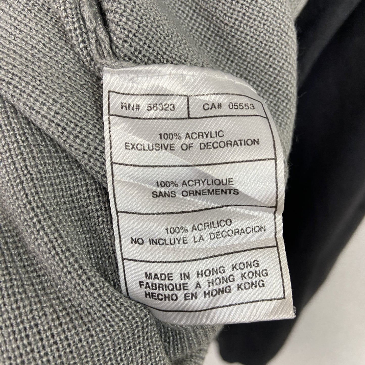 00s　NIKE　ナイキ　アクリルニットセーター　ヴィンテージ　灰色　グレー　Lサイズ