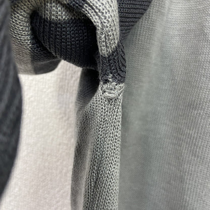 00s　NIKE　ナイキ　アクリルニットセーター　ヴィンテージ　灰色　グレー　Lサイズ