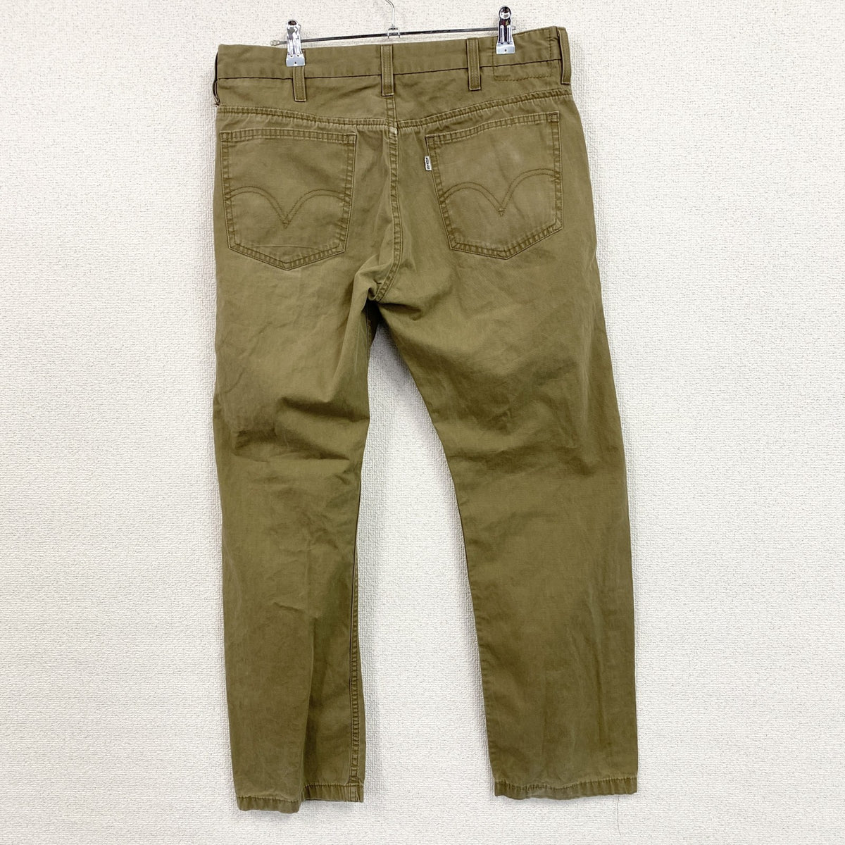 Levi’ｓ　リーバイス　505　チノパン　ジップフライ　ベージュ　33サイズ　古着