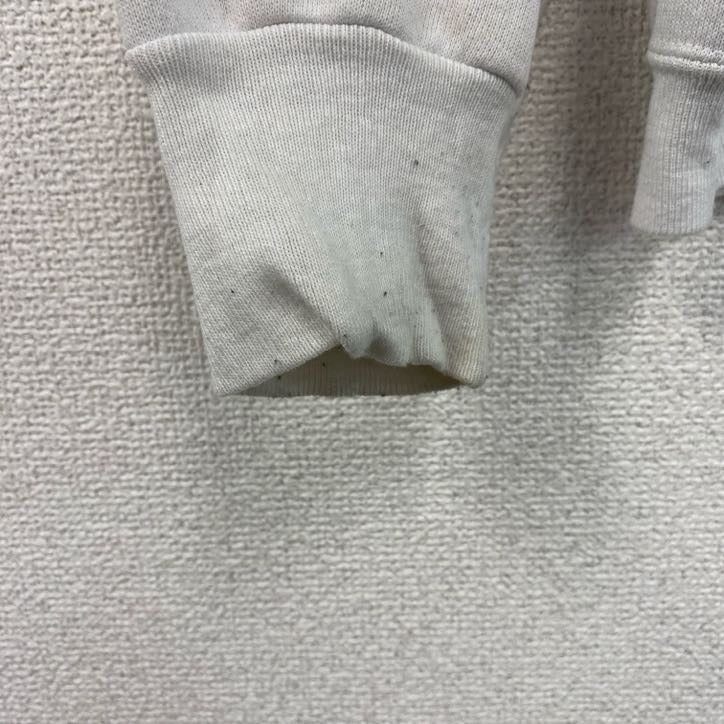Healthknit　ヘルスニット　スウェット/トレーナー　アーチプリント　白　ホワイト　Lサイズ スウェットトップス セーター ニットセーター 古着