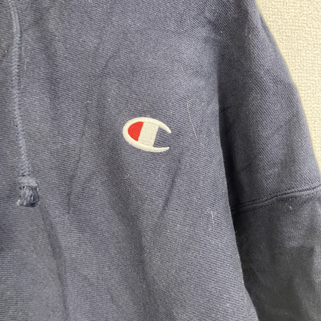 Champion　チャンピオン　リバースウィーブ　スウェットパーカー/フーディー　紺　ネイビー　Mサイズ　古着