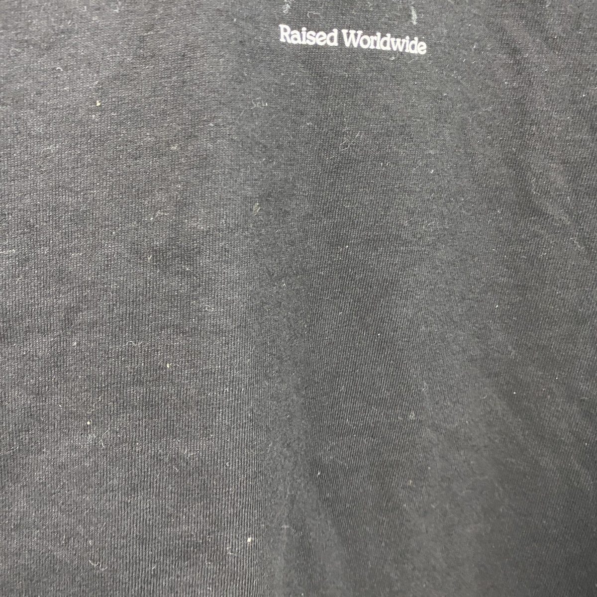 VANS　バンズ　M BORN BUTTERFLY LS TEE　長袖プリントTシャツ/ロンT　蝶　黒　ブラック　Lサイズ　古着