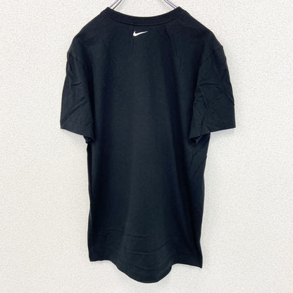 古着 used　NIKE ナイキ　半袖プリントTシャツ　MELD　スウッシュロゴ　カジュアル　黒　クルーネック　XLサイズ