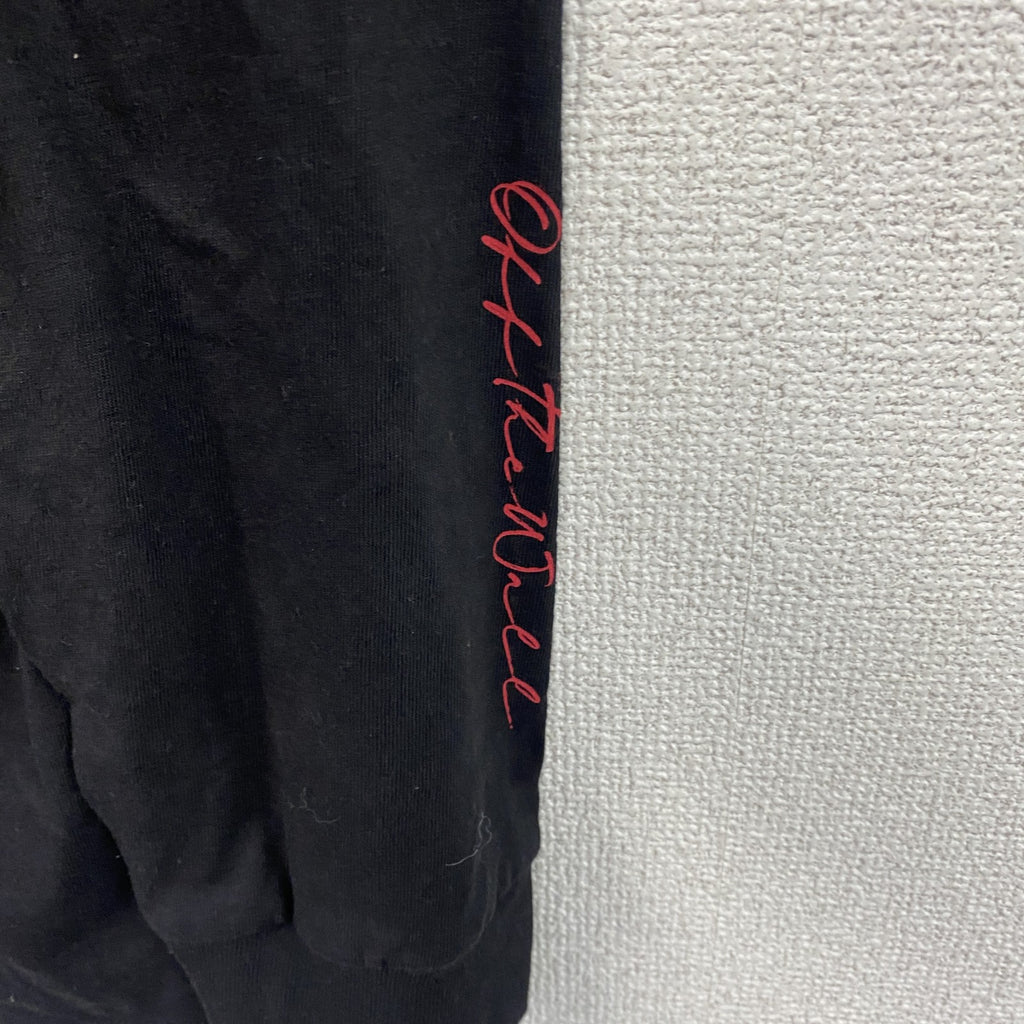 VANS　バンズ　M BORN BUTTERFLY LS TEE　長袖プリントTシャツ/ロンT　蝶　黒　ブラック　Lサイズ　古着