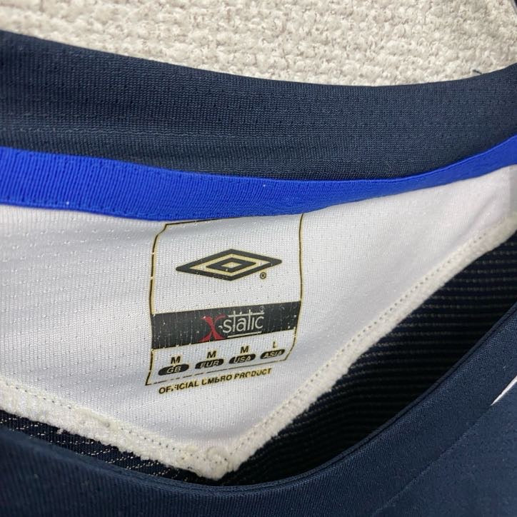 UMBRO　アンブロ　デサント　半袖Tシャツ　ユニフォーム　紺　ネイビー　Lサイズ　古着