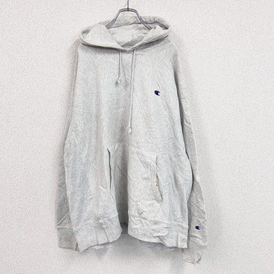 Champion　チャンピオン　リバースウィーブ　スウェットパーカー/フーディー　霜降りグレー　2XLサイズ