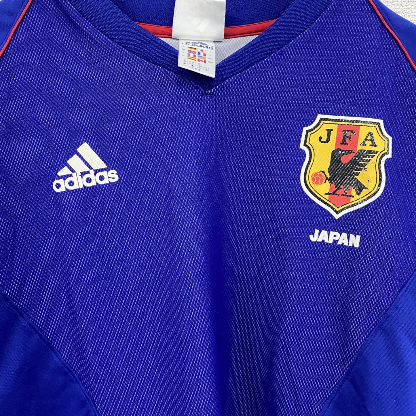 adidas　アディダス　サッカー日本代表　ユニフォーム　ゲームシャツ　青　ブルー