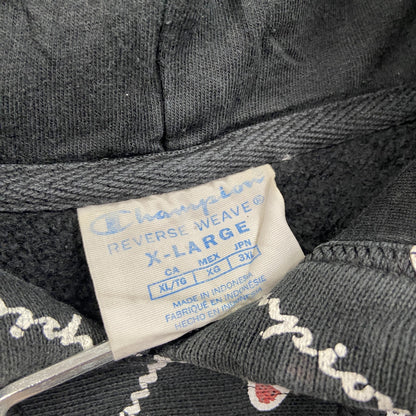 Champion　チャンピオン　リバースウィーブ　スウェットパーカー/フーディー　黒　ブラック　XLサイズ