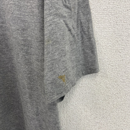 古着 used　NIKE ナイキ　半袖プリントTシャツ　バスケットボール　スウッシュロゴ　グレー　クルーネック　XLサイズ