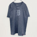 NIKE ナイキ　半袖プリントTシャツ　DRI-FIT　スウッシュロゴ　グレー　灰色　クルーネック　カジュアル　Lサイズ　古着