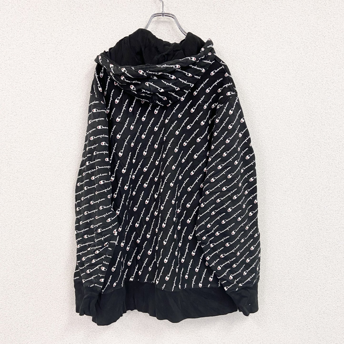 Champion　チャンピオン　リバースウィーブ　スウェットパーカー/フーディー　黒　ブラック　XLサイズ
